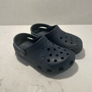 Toddler Crocs Navy Blue Size 10